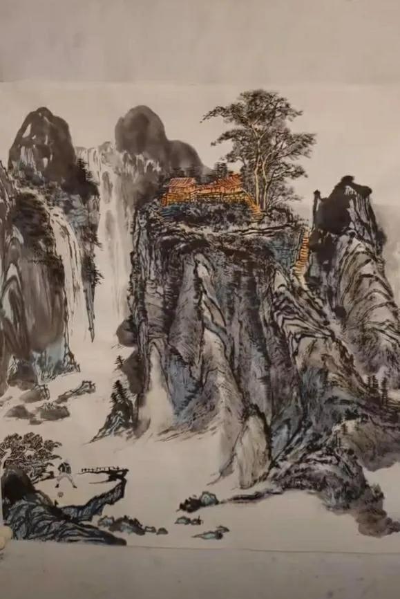 山水画风格鸡你太美